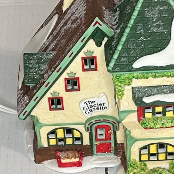 Dept. 56 North Pole Series "Glacier Gazette" Heritage Village - Picture 6 of 11